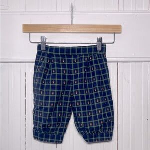 VINTAGE VGUC 100% Cotton Classic Elastic Waist Fall Plaid Acorn Knickers
